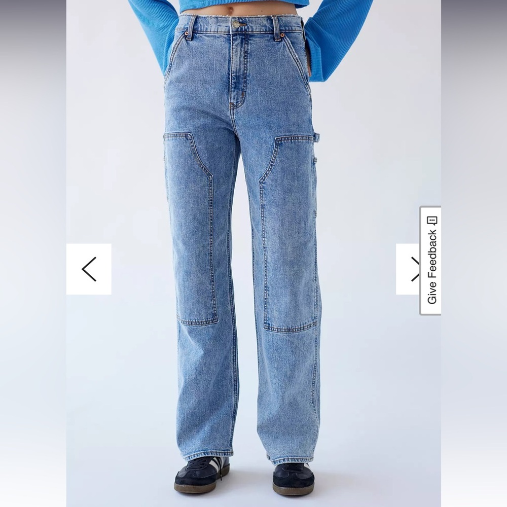 Daze Utility Carpenter Wide Leg Sz 29